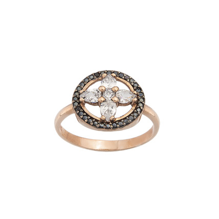Δαχτυλίδι Σε Ροζ Χρυσό 14K Aloro (RI369 - ΖΚ1881)